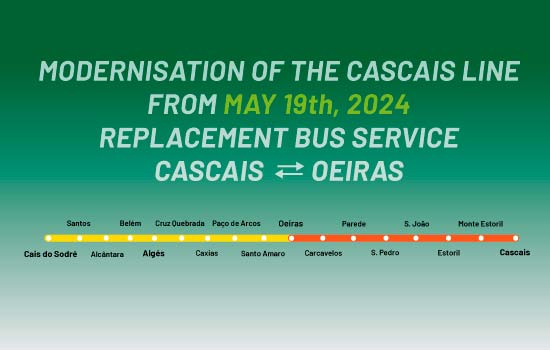 Cascais Line - Replacement bus service