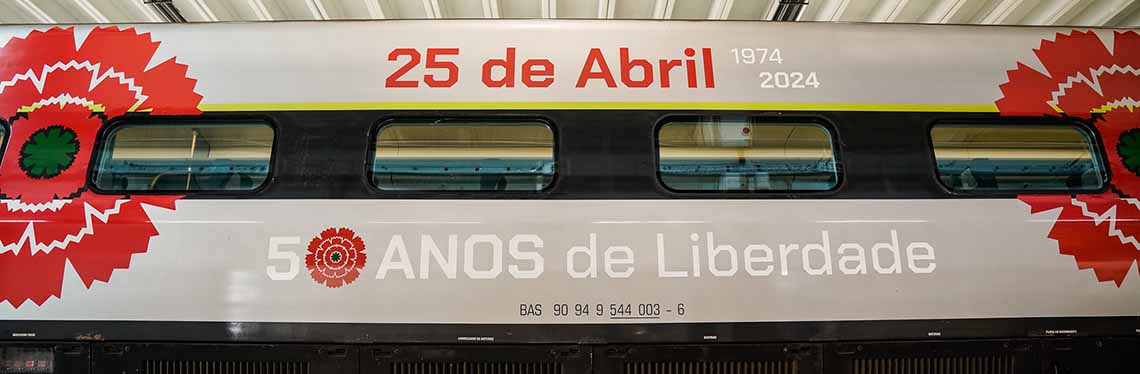 CP celebrates the 50th anniversary of 25 April with the ‘Freedom Train’