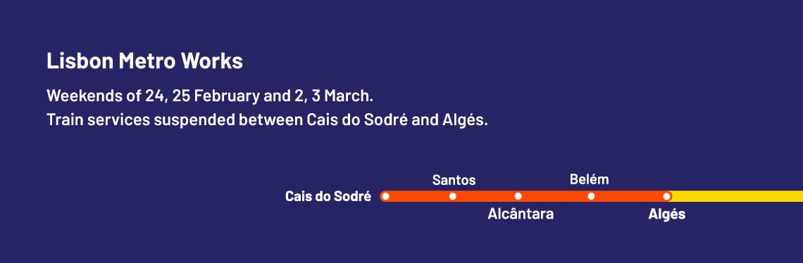 Cascais Line - Replacement bus service