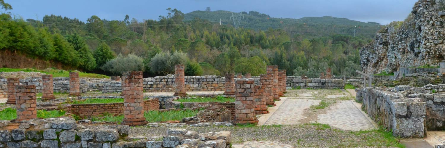 Roman ruins of Conímbriga, located in Condeixa-a-Nova, near the city of Coimbra.
