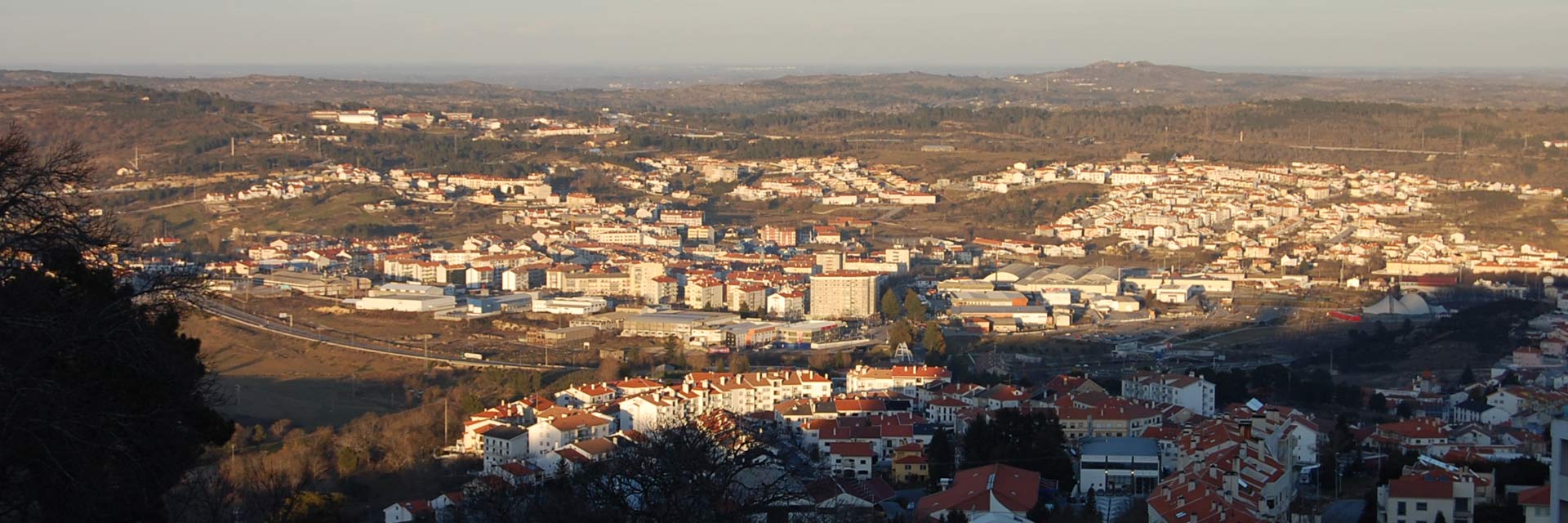 Aerial view of Guarda.