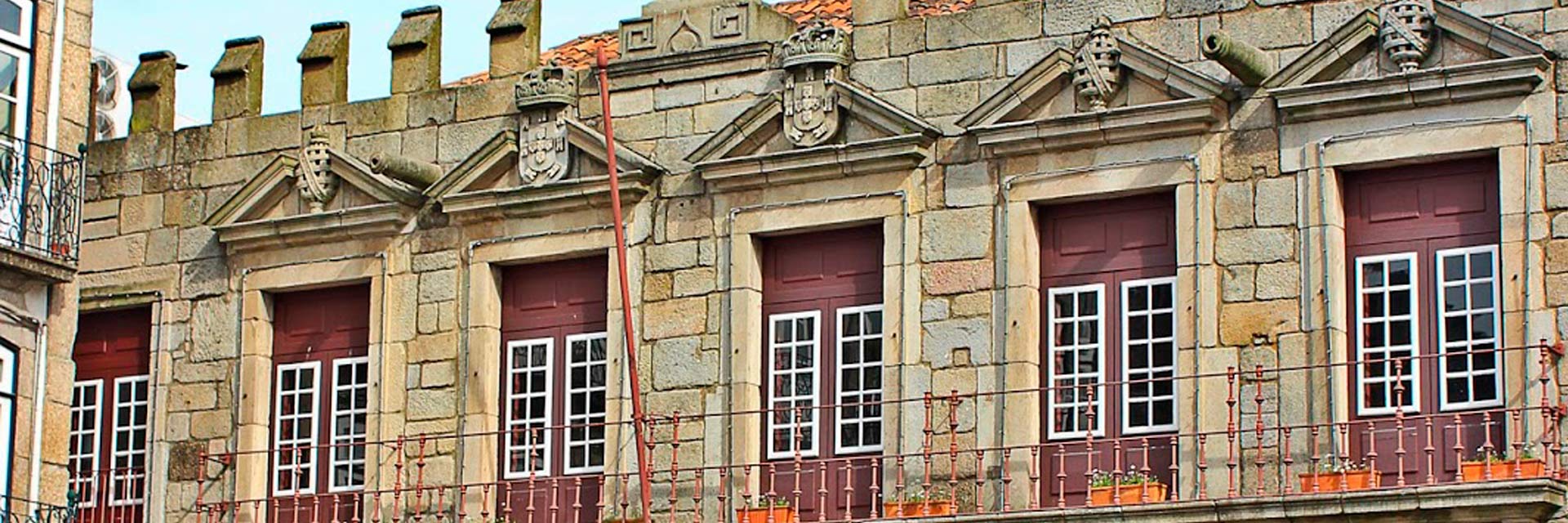 Facade of a historic building.