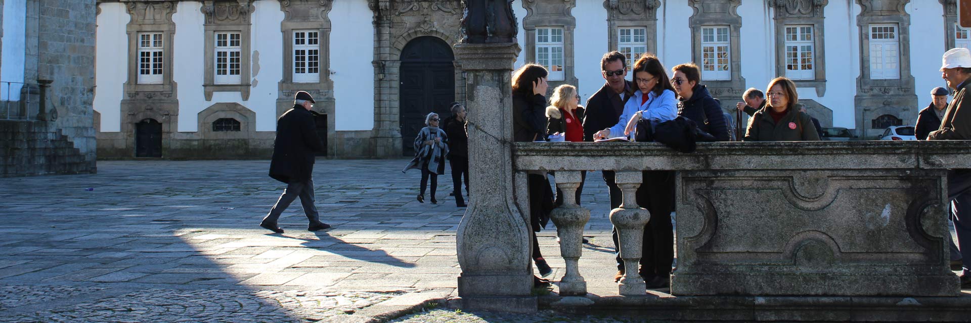 Porto Episcopal Palace, located in an elevated area adjacent to Porto Cathedral.