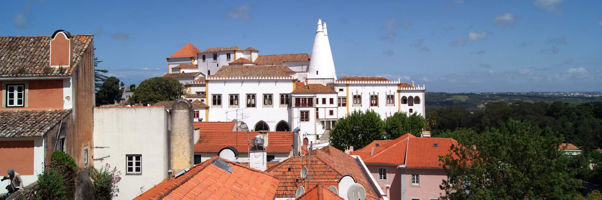 Vista sobre o Palácio Nacional de Sintra