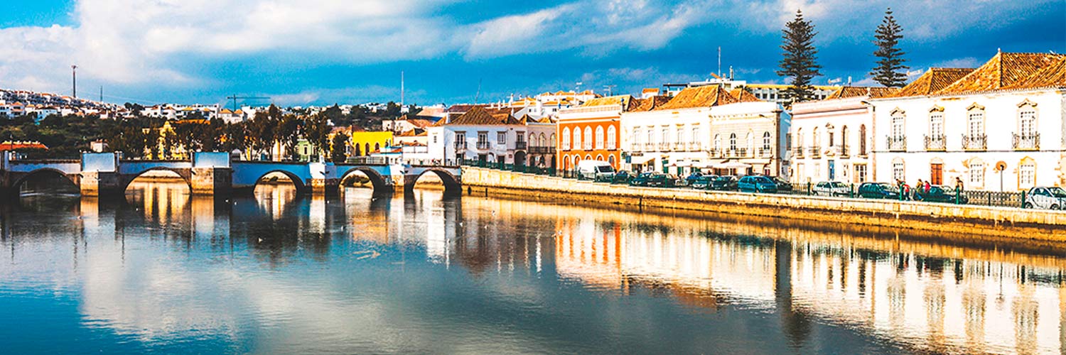 Tavira with its Roman bridge over the River Gilão