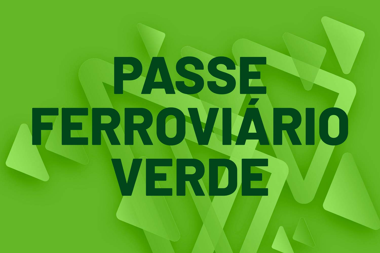 Text 'Green Rail Pass' over green-toned graphics.
