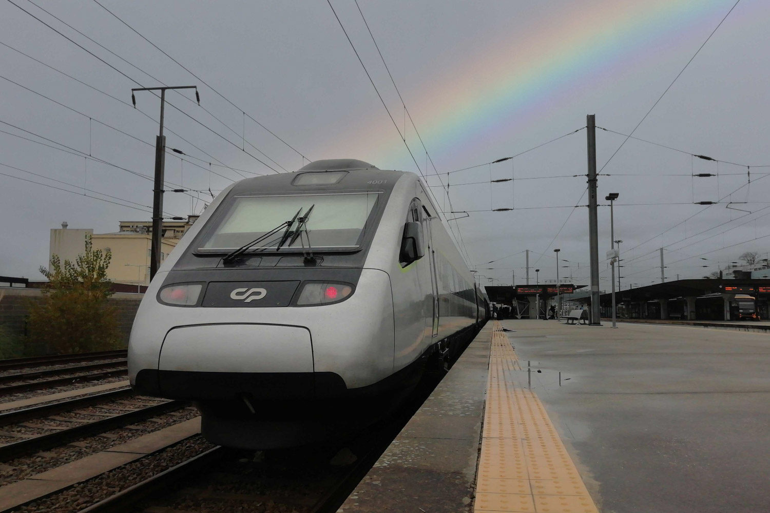 Alfa Pendular at the station.