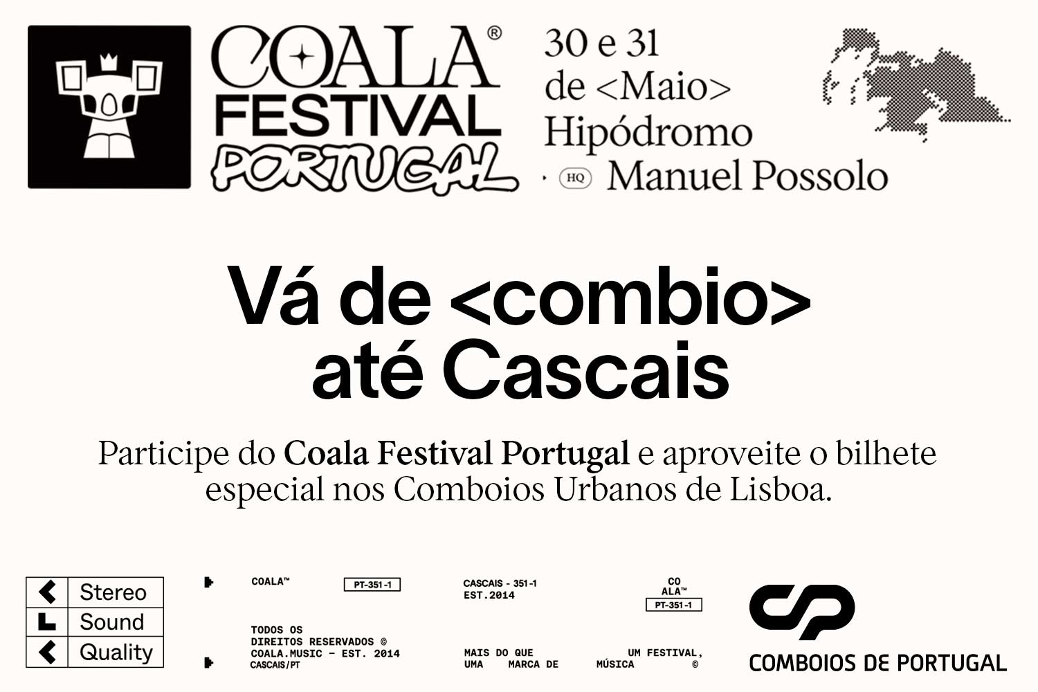 Imagem a preto e branco com vários elementos gráficos e iconografia.