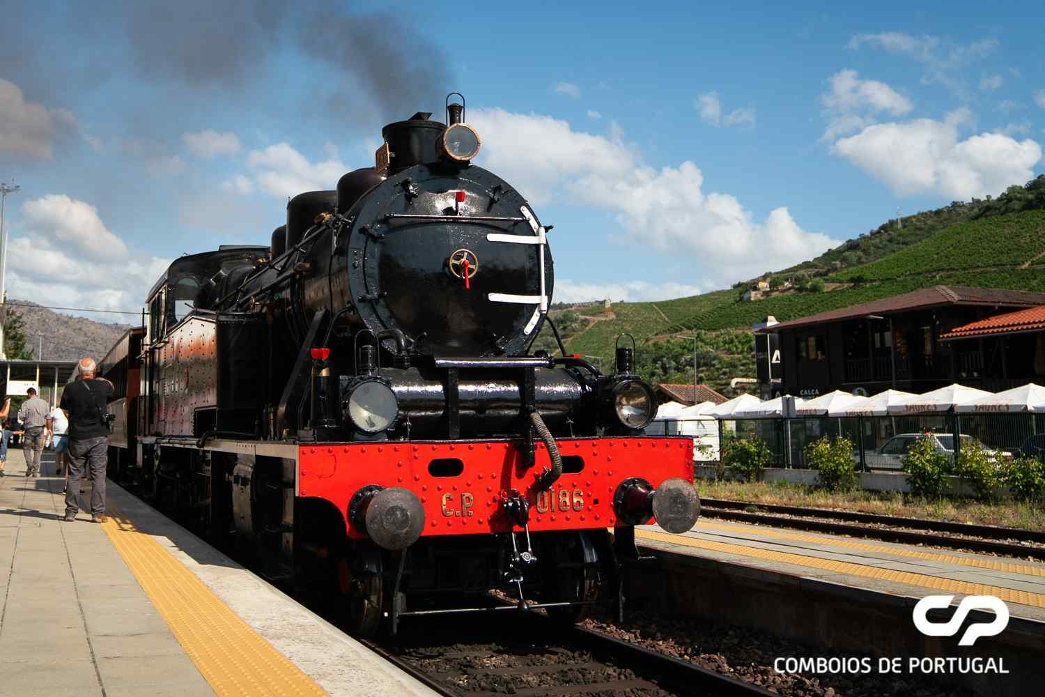 Comboio Histórico a Vapor na Linha do Douro